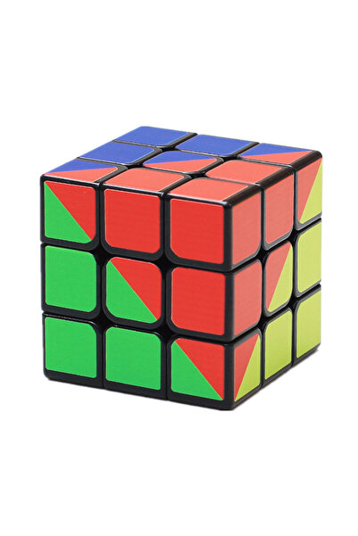 Choice Black 3x3 Rainbow Cube Four Colors 3x3x3 Magic Cube Education Learnnin...