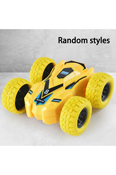 choice2 Inertia Car Yellow Children's Toy Car Fun Double-Sided Car Inertial S...