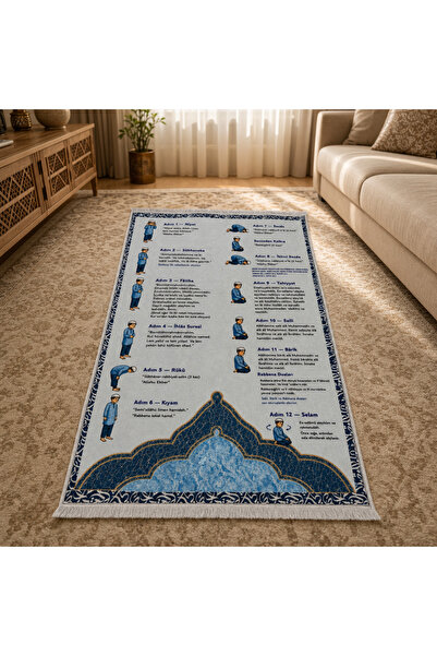 iyico Namaz Kılmayı Öğreten Seccade ( MAVİ )