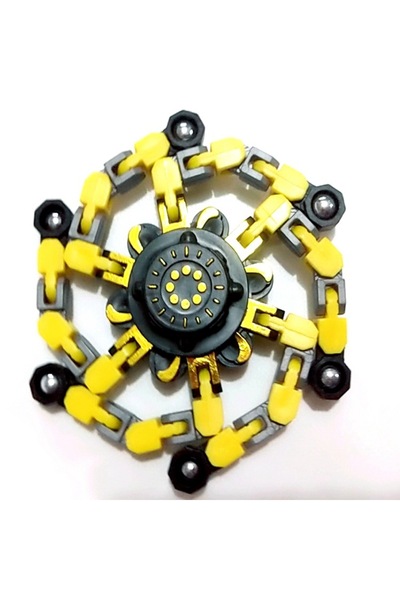 Choice Yellow Deformed Fidget Spinner Chain Toys For Children Antistress Hand...