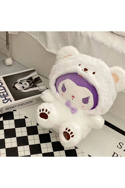 Choice 25cm-7 =New Kawaii 25cm Sanrio Plush Toy Jade Dog Kuromi Dressing Doll...