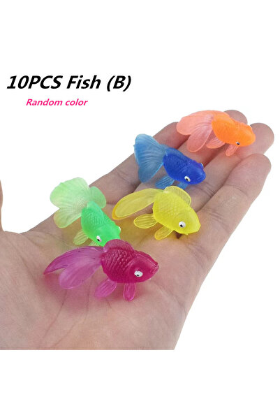 Choice9 10PCS Fish B Children's 10Pcs/Set Kawaii Simulation Goldfish Baby Bat...