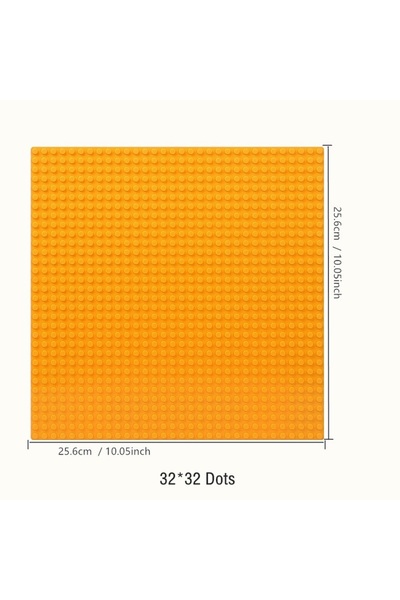 Choice11 32X32 Orange Base Plate 32*32 16X32 16X16 Dots Building Blocks Basep...