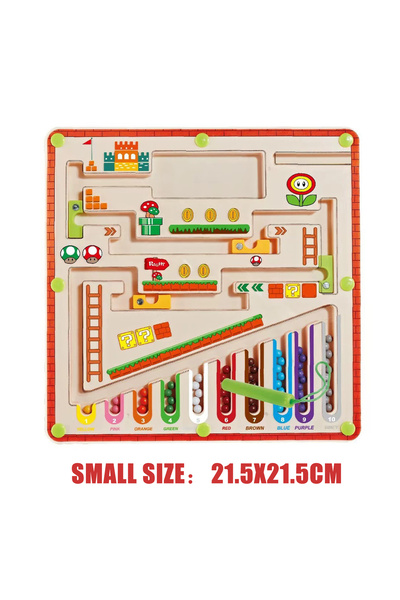 Choice small size Magnetic Color and Number Maze Learning Education Toys Colo...