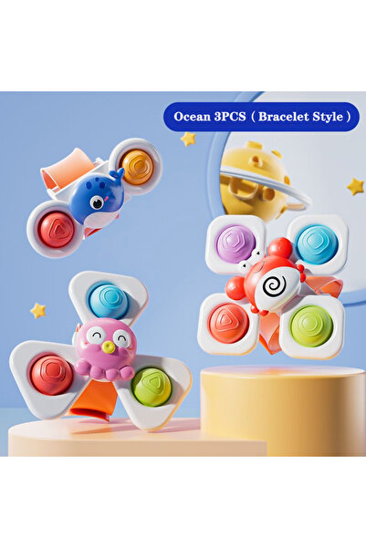 Choice1 Ocean Bracelet Suction Cup Spinning Cartoon Animal、Insects Spinner To...