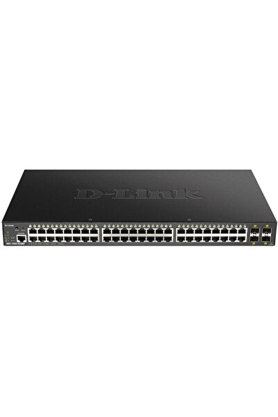 D-Link DGS-1250-52XMP Switch, 48 Gigabit Ports, 4 10 Gigabit SFP+ Ports
