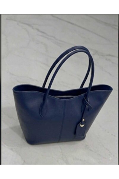GlowSa Women's Large Size Shoulder Bag Navy Blue