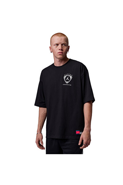 JORDAN M J BRK FC OVSZ GFX SS CRW IO0010-010 Μαύρο