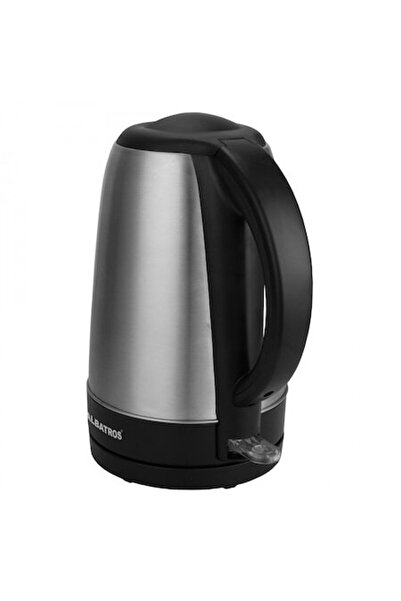 ALBATROS Fierbator Aquasteel, 2200 W, 1.7 L, Utilizare fara fir, Oprire Autom...