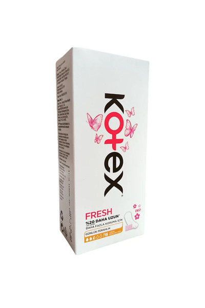 Kotex Fresh Deo Günlük Uzun Ped 16 Adet