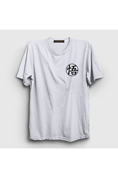Presmono Unisex beli kanji go anime Dragon Ball T-shirt 236000tt