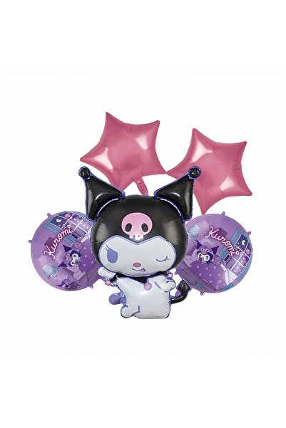 choice2 مجموعة كرتونية لطيفة من خمس قطع WJT-SANRIO-KLM-DZH بأشكال دائرية ونجم...