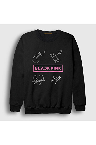 Presmono Hanorac unisex Black Signs Blackpink 19656tt