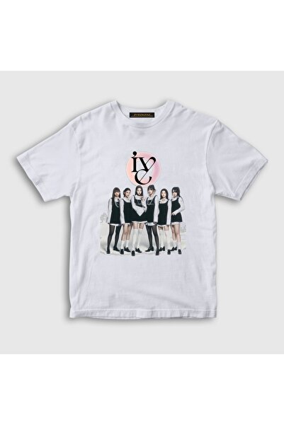Presmono Unisex Kids White Poster K-Pop Ive T-Shirt 613805Tt
