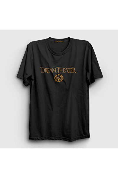 Presmono Unisex Black Logo V2 Dream Theater T-shirt144210tt