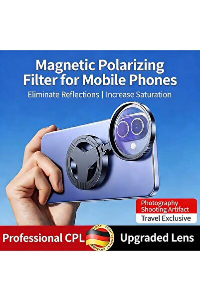 Choice فلتر مغناطيسي للهاتف PZJ-1-52MM، عدسة استقطابية مضادة للوهج، عدسة تصوي...