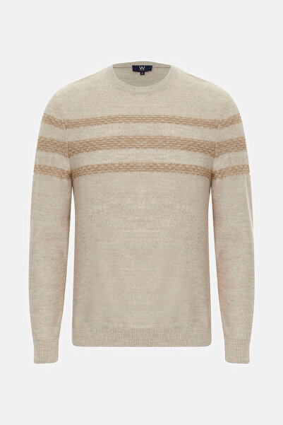 W Collection BEJ TRİKO KAZAK