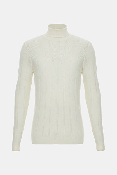 W Collection EKRU YÜN/İPEK TRİKO KAZAK