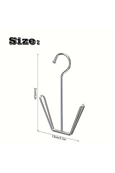 Choice 1pc Stainless Steel Shoe Rack Hanger, Metal Hanging Shoe Organizer, Sp...