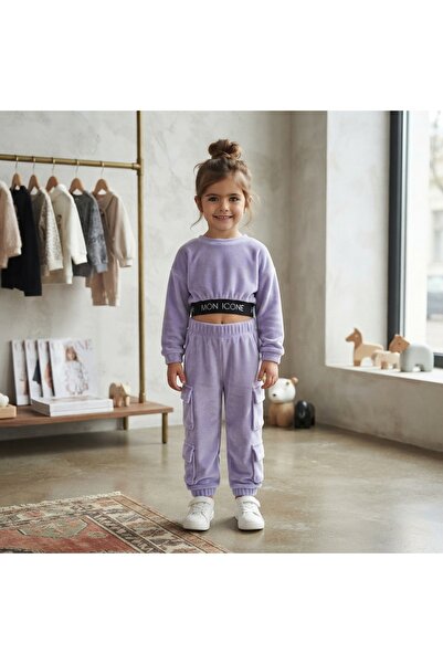 mon icone set de trening liliac