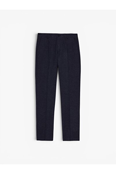 Sisley Slim Fit Çizgili Şardonlu Pantolon Erkek Krem T-Shirt - 323A4PDLSF03C