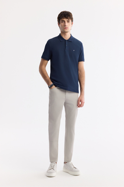Avva Erkek Taş Klasik Bel Soft Touch Pamuklu Slim Fit Pantolon B003038