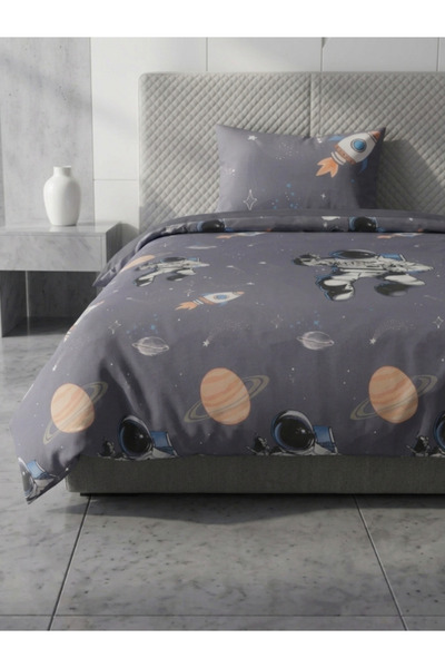 Lotusline Single Duvet Cover Set - Reversible Set 1. Quality Fade-Resistant F...