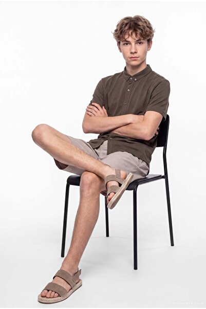 PAULMARK Men's Jogger Shorts with Elastic Waist