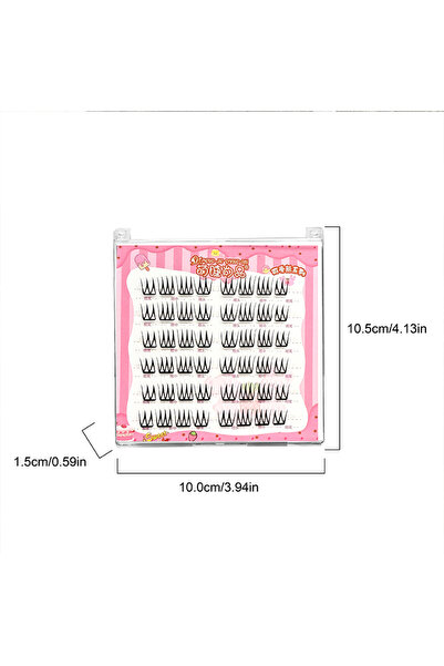 choice2 C 6ROWS-XHT-103 رموش ذاتية اللصق بدون غراء، سلسلة رقيقة للغاية، شعور ...
