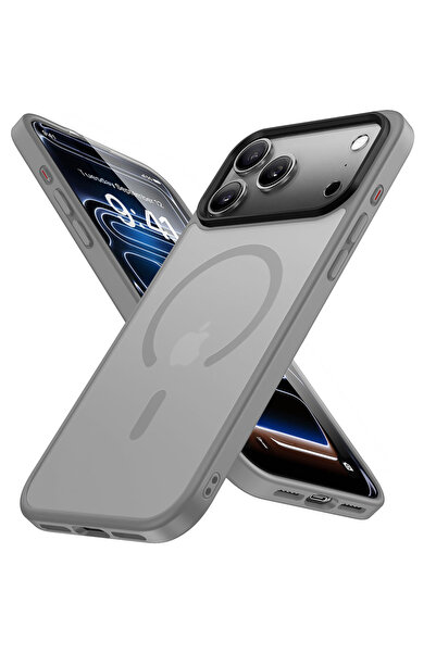 Casey Studios MagSafe калъф iPhone 17 Pro, безжично зареждане, повдигнати ръб...