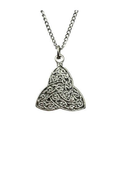 Herşey Nota Sun Moon and Star Motif Triangle Model Unisex Necklace – Gothic, ...