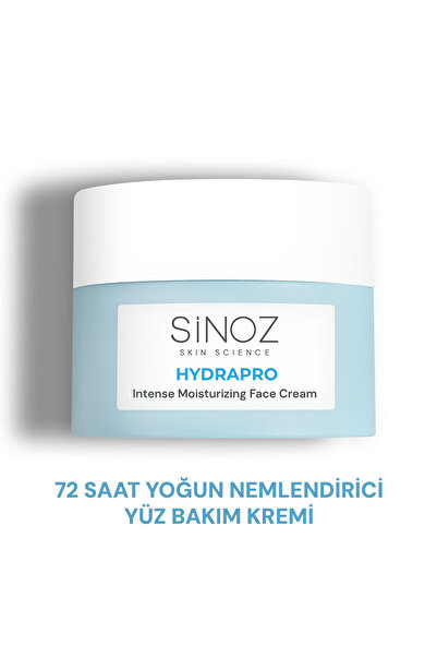 SİNOZ Hydrapro Su Bazlı 72 Saat Yoğun Nemlendirici Yüz Bakım Kremi 50 ml