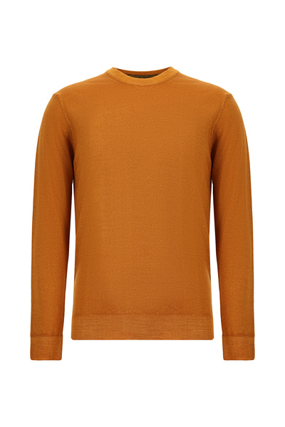 Abdullah Kiğılı Crew Neck Regular Fit Wool Italian Knitwear Sweater