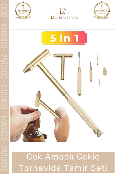 Denguva #TamirSeti 5 in 1 Çok Amaçlı Taşınabilir Ergonomik Kompakt Ev Araç Sa...