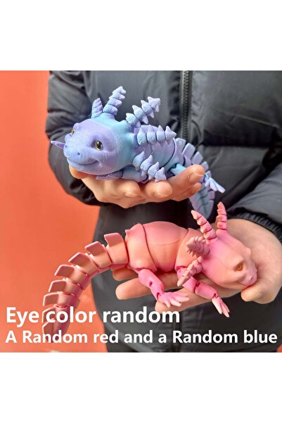 Choice1 23cm 9.06in Combination A 3D printed Salamander statue, Flexible 3D P...