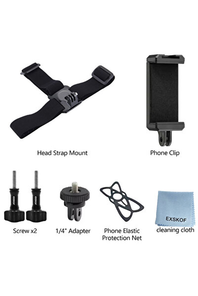 Choice Head Strap Kit Action Camera Accessories Kit Head Strap Chest Strap Mo...