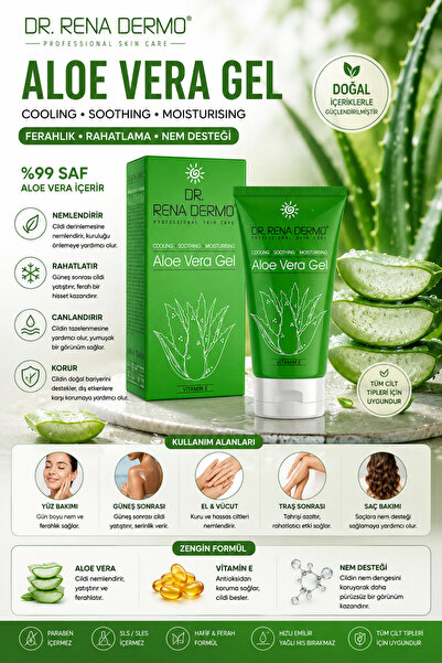 Dr. Rena Dermo Aloe Vera Güneş Sonrası Rahatlatıcı ve Yapılandırıcı Jel