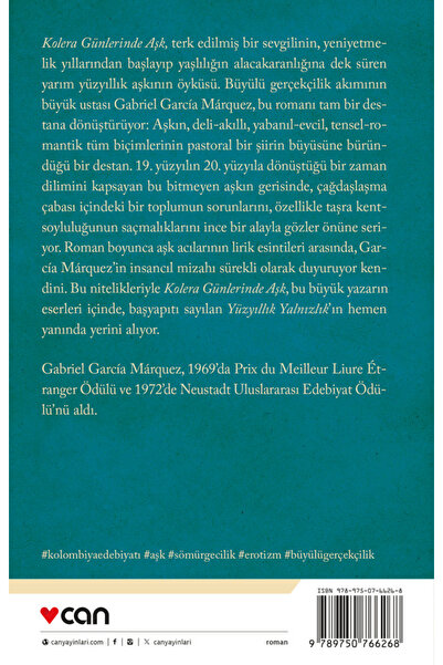 CAN Kolera Günlerinde Aşk