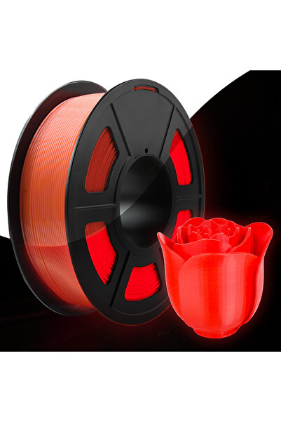 Choice5 200g Luminous Red DIY Christmas Gift, 1.75mm PLA Luminous 3D Printer ...