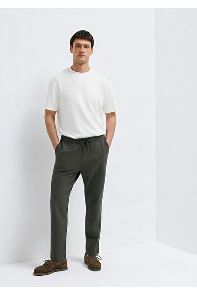 Mavi Khaki Knitted Interlock Trousers 0010521-71545