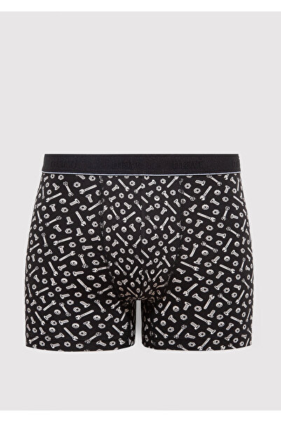 Mavi Printed Black Boxer 0910444-85857