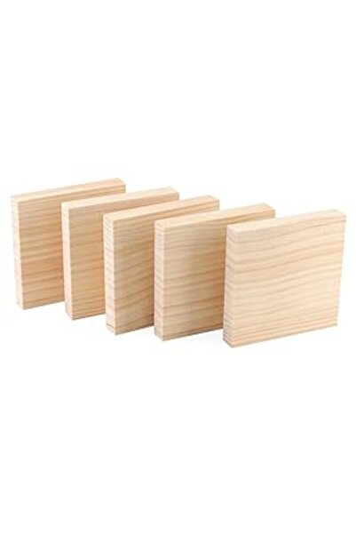 Choice 15-16cm 12mm 5pcs 10 PCS Wood Carving Blocks, Natural Wooden Blocks, U...
