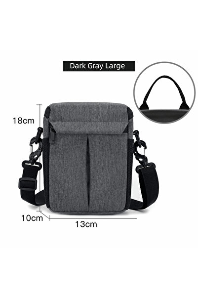 Choice Dark grey large Durable Protective Bag Camera Bags Single-Shoulder Car...