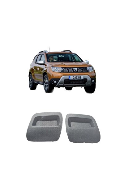 ARKIL Dacia Duster Tampon Çeki Demir Kapağı Gri Takım Uyumlu