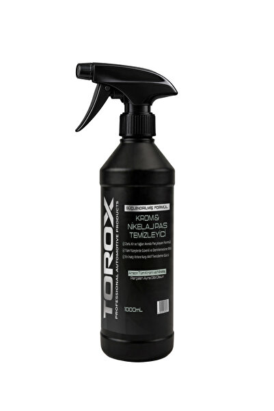 TOROX Krom & Nikelaj Pas Temizleyici Sprey 1000 mL Direkt Kullanım
