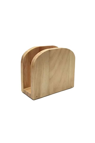 Choice1 Khaki Solid Wood Wooden Tissue Holders Upright Design Non-slip Bottom...
