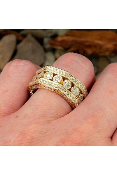 Choice3 10 T0742 Huitan Luxury Octagon Design Women Rings Full Bling Bling CZ...