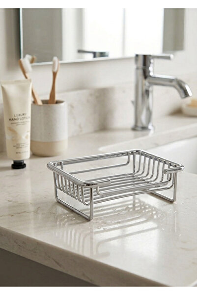 Lider Rectangular Countertop Soap Dish - BRASS 1046-2