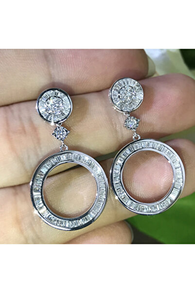 Choice E817 Huitan Brilliant Cubic Zirconia Dangle Earrings for Women Crystal...