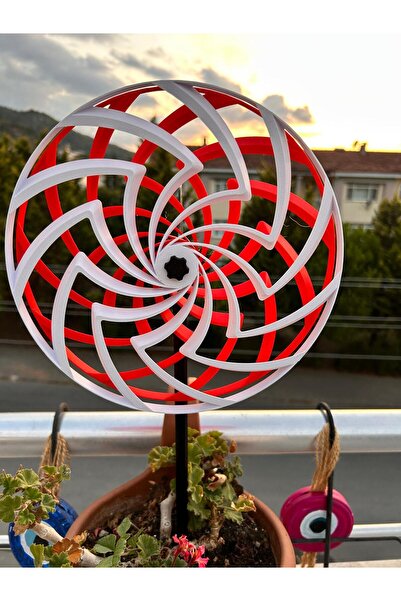 Yakamoz 3d Optik İlizyon Rüzgar Gülü 2 li ve Zıt Yönlere Dönen Rulmanlı